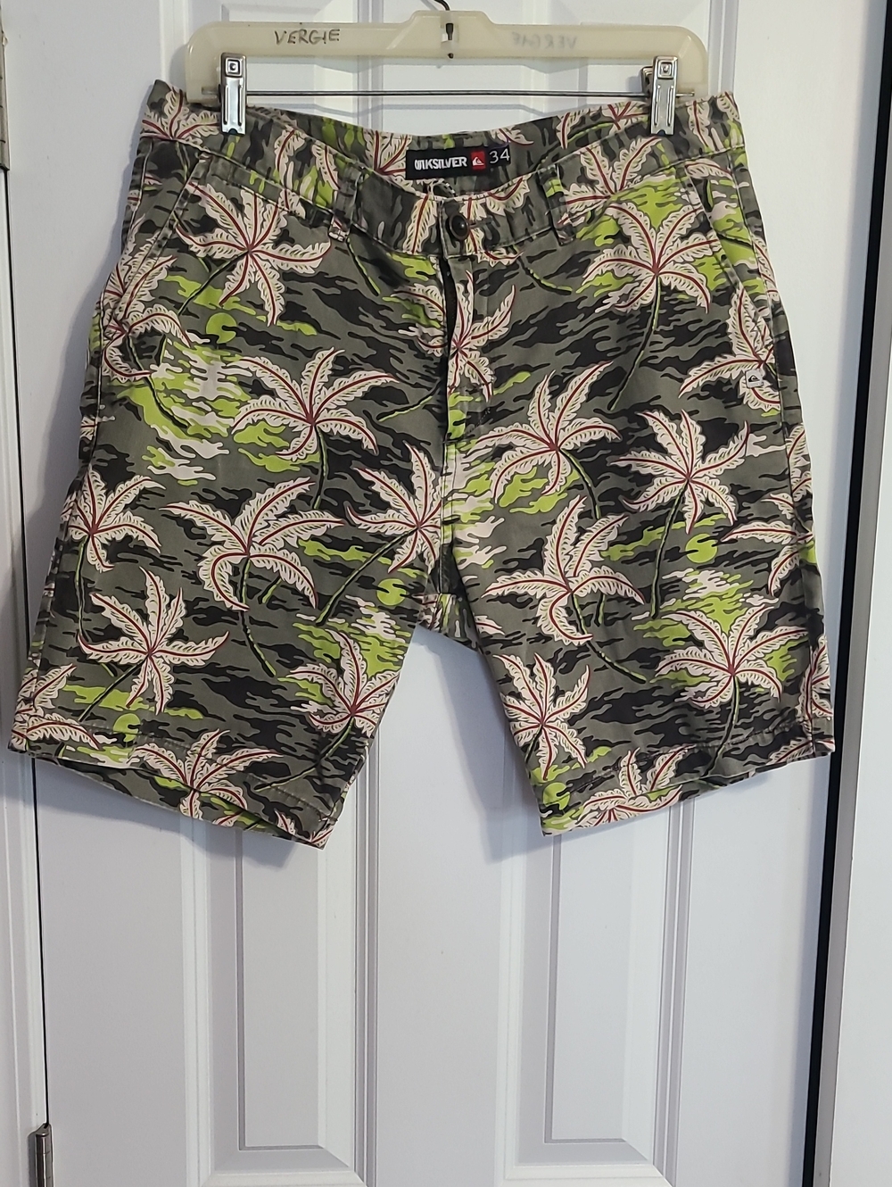 Quiksilver Tropical Camo Palm Print Shorts